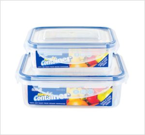 KLIP SEAL AIRTIGHT FOOD CONTAINER SET OF 2 - 500 ML & 240ML