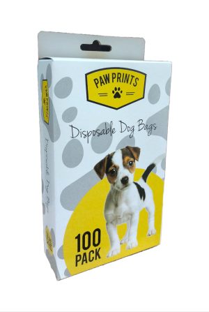 KING FISHER DISPOSABLE DOGGY POOP BAGS PACK OF 100