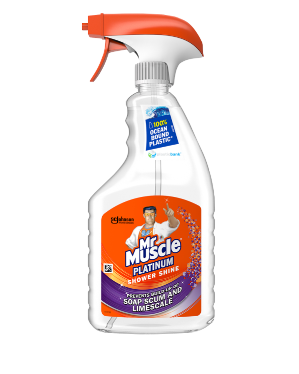 MR MUSCLE PLATINUM SHOWER SHINE CLEANER SPRAY 500ML