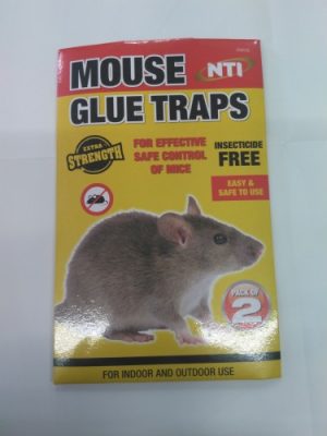 NTI EXTRA STRENGTH MOUSE GLUE TRAPS PACK OF 2
