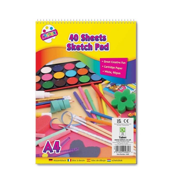 TALLON SKETCH PAD - A4 - 40 SHEETS