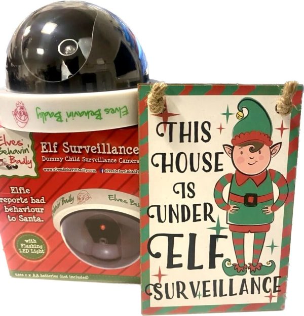 ELVES BEHAVE BADLEY ELF CAMERA WITH FLASHING LIGHT