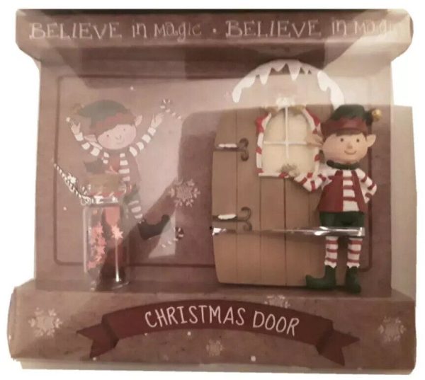 CHRISTMAS ELF DOOR & WISH JAR ELF