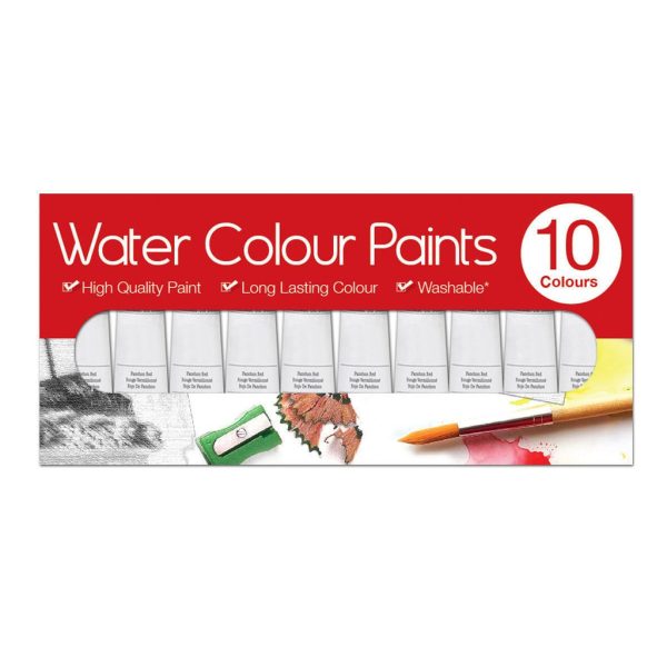 6ML WATERCOLOUR PAINTS - 10 TUBES