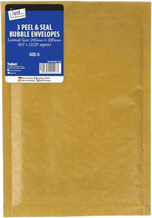 PADDED ENVELOPES SIZE G 240 X 335MM PACK OF 3