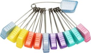 NAPPY PINS 12PCS