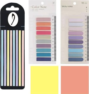 PRINTED VINTAGE STICKY NOTES TABS