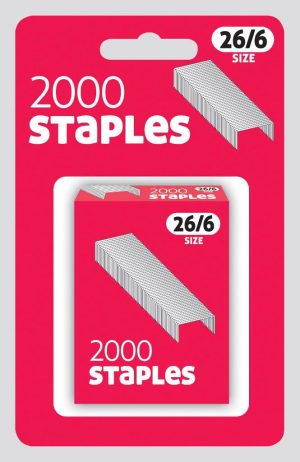 COUNTY STAPLES 26/6 2000