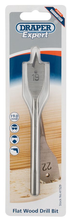 DRAPER EXPERT 41529 19.0MM FLAT WOOD DRILL BIT