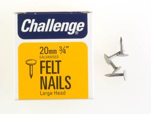 CHALLENGE GALVANISED FELT NAILS 20MM 225G
