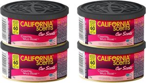 CALIFORNIA SCENTS CAR AIR FRESHENER 42G - COASTAL WILD ROSE