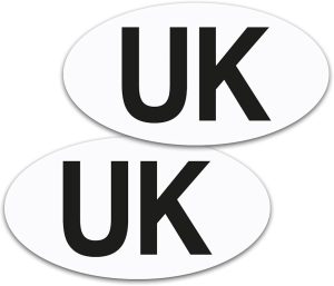 ROADSTER MAGNETIC UK CAR STICKER 178 X 120MM
