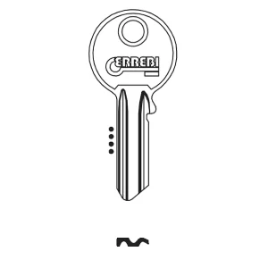 KEY BLANK U4D ERREBI UNIVERSAL CYLINDER ORION UNL4 SILCA UL052 JMA U-4DHD NS9CS 4 PIN KEYBOARD