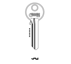 KEY BLANK ERA2 ERREBI CYLINDER ORION ERA6 SILCA ER2 JMA ER-2D ERA 6 PIN STEEL