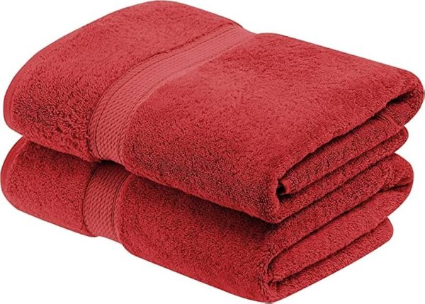 MARRIE & ADAM'S FACE TOWEL RED 100% COTTON PACK OF 12