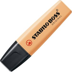 STABILO BOSS HIGHLIGHTER PASTEL PALE ORANGE 10/PK