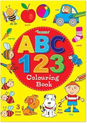 SQUIGGLE A4 NURSERY RHYMES COLOURING BOOK