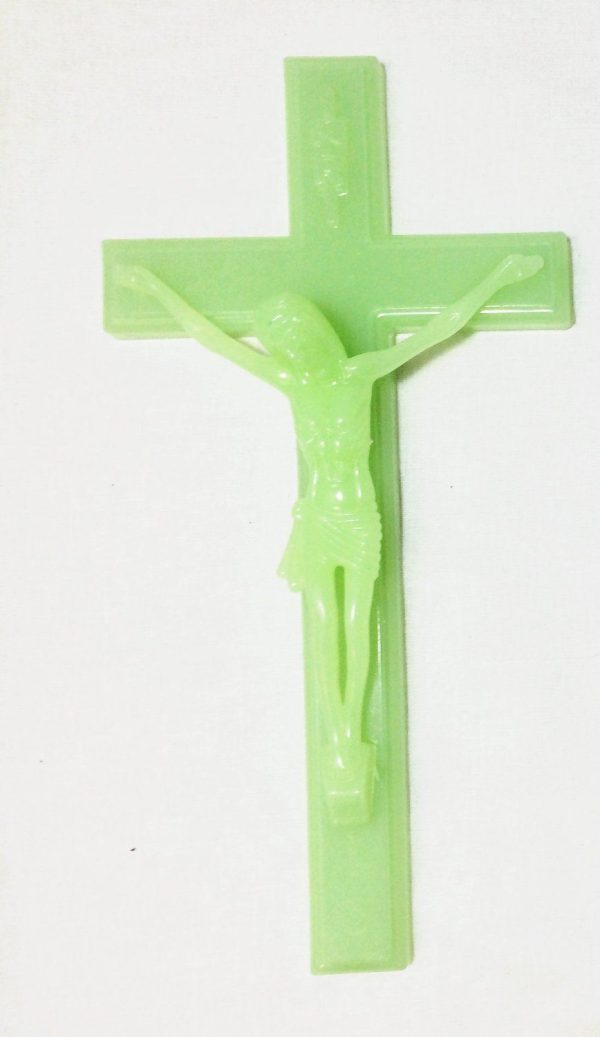 GLOW IN DARK LUMINOUS JESUS ON THE CROSS