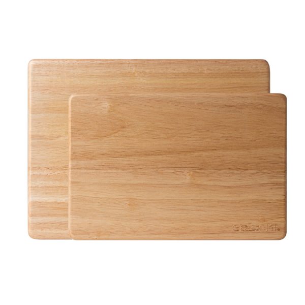 SABICHI SET OF 2 RECTANGLE CHOPPING BOARDS