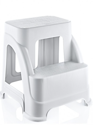 HOBBY LIFE LARGE MERDIVO 2 STEP STOOL ASSORTED COLOUR