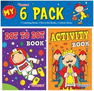 SQUIGGLE ASSORTED COLOURING ACTIVITY BOOK