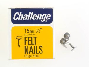 CHALLENGE GALVANISED FELT NAILS 15MM 225G