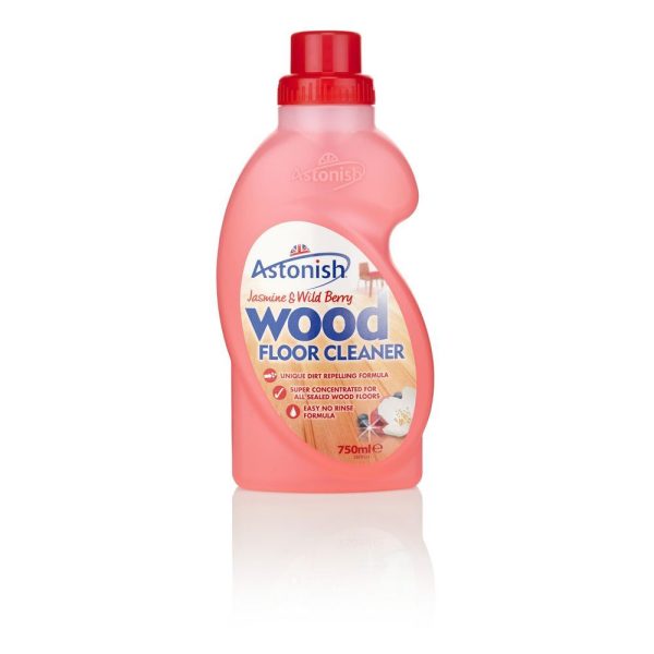 ASTONISH WOOD FLOOR CLEANER JASMINE AND WILD BERRY 750ML