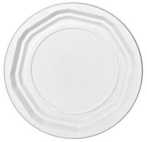 25 DISPOSABLE PLASTIC PLATES 22CM