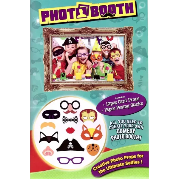 12PCS PHOTO BOOTH SELFIE PROPS PHOTO FRAME (KIDS PARTY)