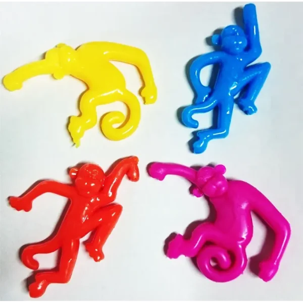 PACK OF 12 STRETCHY MONKEY