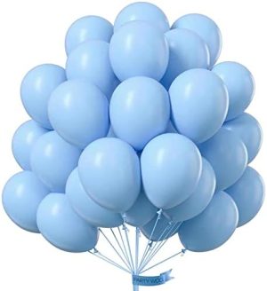 FANTASIA 12 INCH LATEX SHINY BLUE BALLOONS PACK OF 15