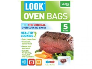 LOOK HEALTHY COOKING OVEN BAGS LARGE 35 X 43CM PACK OF 5