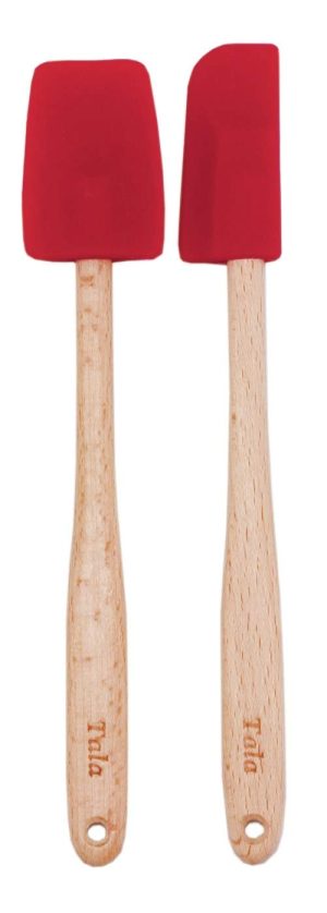 TALA SILICONE SPOON SPATULA WITH WOODEN HANDLE