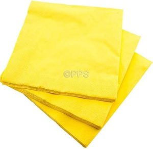 PPS NAPKINS 3 PLY 40CM X 40CM PAC K OF 20 - LIGHT YELLOW