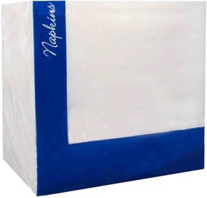 BULKY SOFT 1PLY WHITE NAPKINS 33CM X 33CM 500/PK