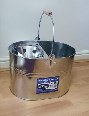 GALVANIZED METAL MOP BUCKET 13 LITRE