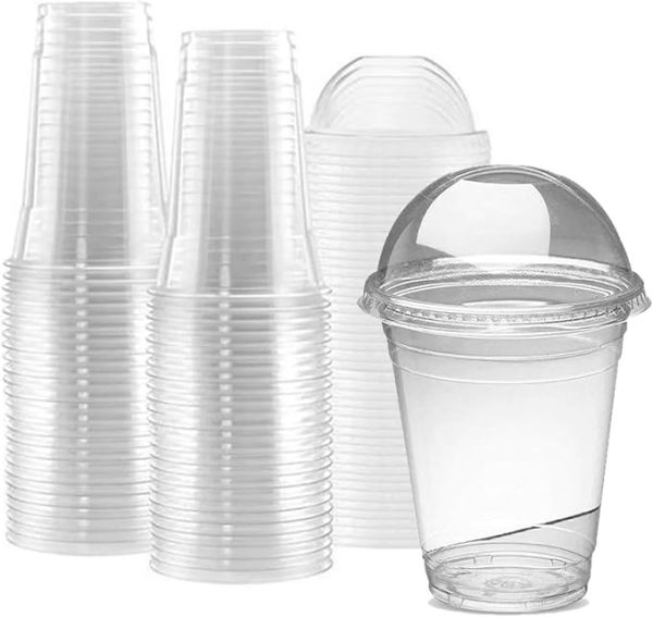 GRAB & GO CLEAR SMOOTHIE CUPS Pack Of 50 (473ML / 16OZ)