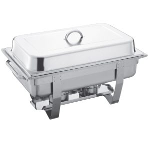 STAINLESS STEEL DOUBLE CHAFING DISH 9.5LTR