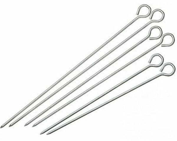 MASTERCOOK SHISH KEBAB BARBECUE SKEWER 60CM X 10MM PACK OF 6