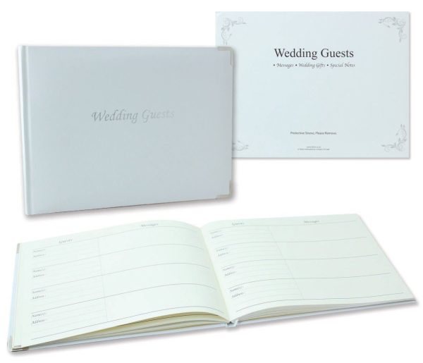 WEDDING GUEST BOOK WITH KEEPSAKE BOX