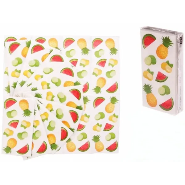 TROPICAL FRUIT POCKET TISSUE NOVELTY PAPER 656552