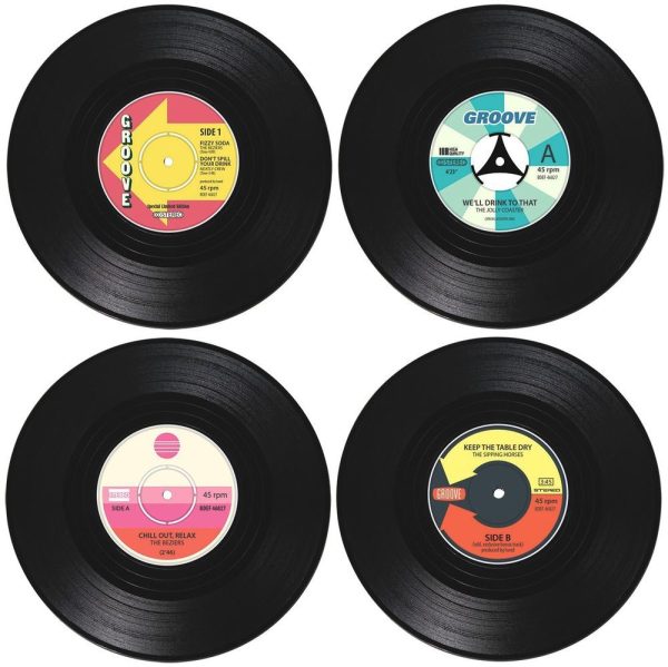 4 VINYL COASTER RECORD