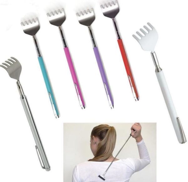 EXTENDABLE BACK SCRATCHER SILVER