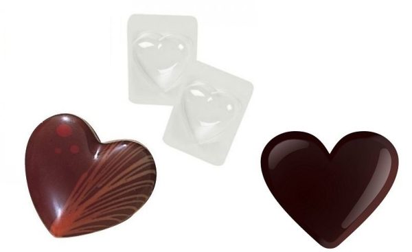 JUMBO HEART SHAPE CHOCOLATE MOULD CAKE DECORATION CRAFT MOLD