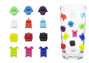 GLASS MARKERS MONSTERS DESIGN