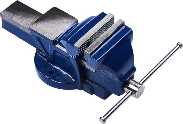 AMTECH FIXED BENCH VICE WITH ANVIL 4 INCH / 100MM