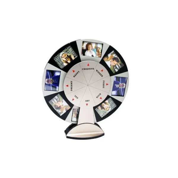 EMOTION MOOD SPINING WHEEL PICTURE PHOTO FRAME HOLDS 8 2" X 3"