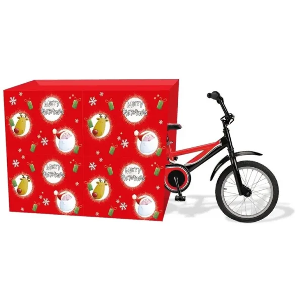 JUMBO BICYCLE LARGE PRESENT SACK 128CM X 100CM