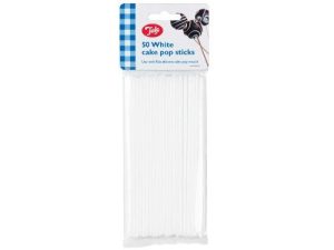 TALA 50 PIECE CAKE POP STICK SET WHITE
