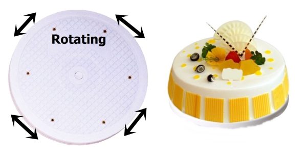 CAKE ICING DECORATING TURNTABLE